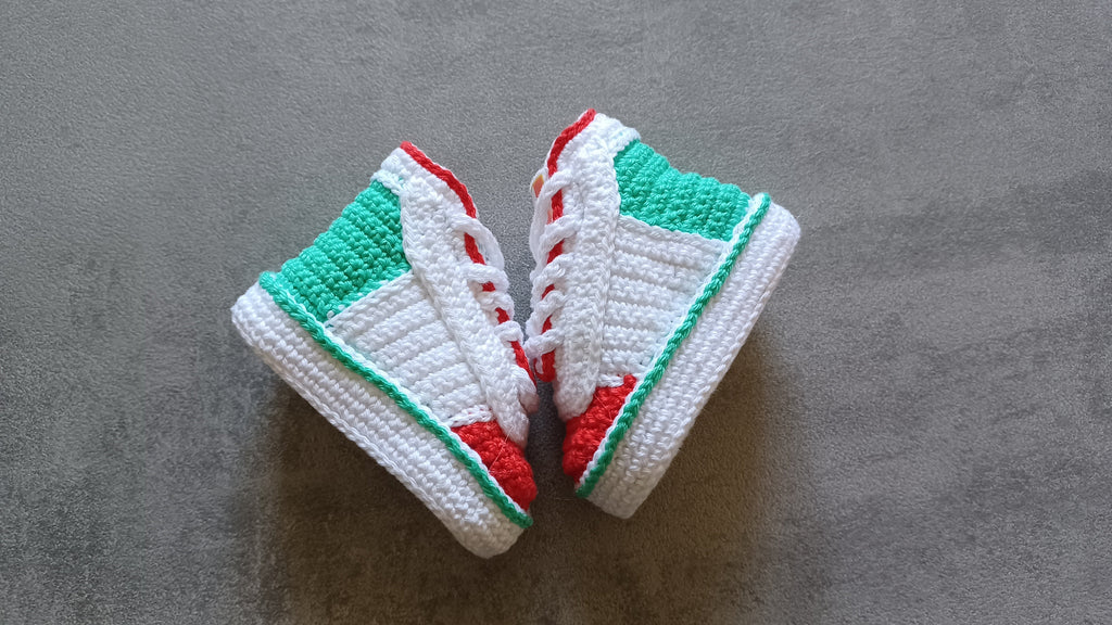 Scarpette Sneaker all'Uncinetto Italia