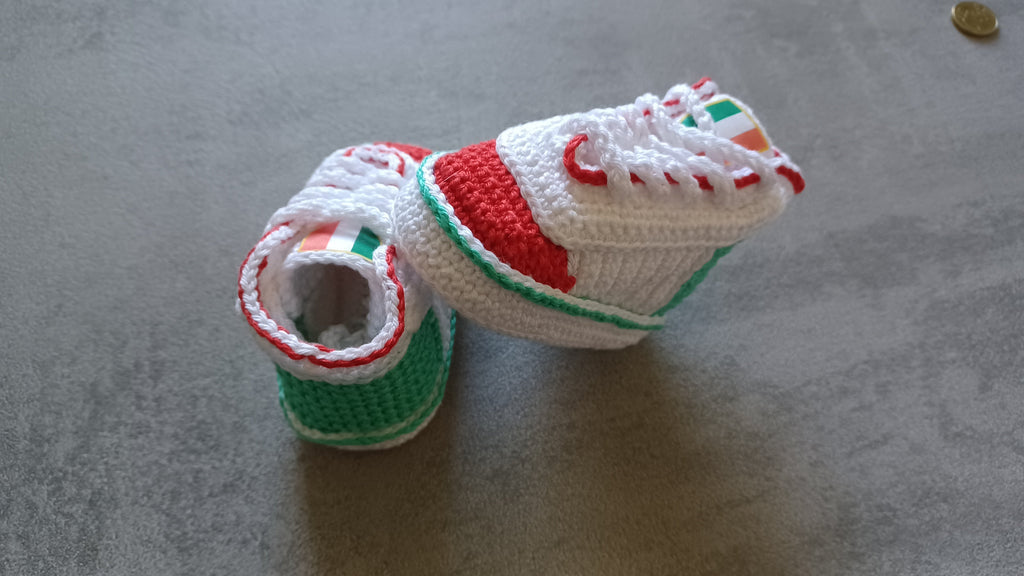 Scarpette Sneaker all'Uncinetto Italia