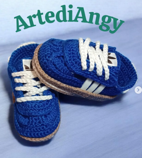 Scarpine Sneakers Neonato all'Uncinetto